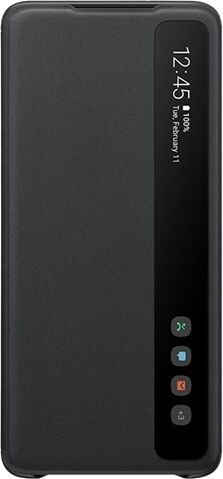 Refurbished: Samsung Galaxy S20+ Clear View Cover - Black Refurbished: Samsung Galaxy S20+ Clear View Cover - Black