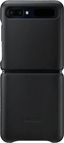 Refurbished: Samsung Galaxy Z Flip Leather Cover Black