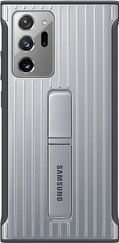 Refurbished: Samsung Note20 Ultra Protective Standing Cover -Silver Refurbished: Samsung Note20 Ultra Protective Standing Cover -Silver