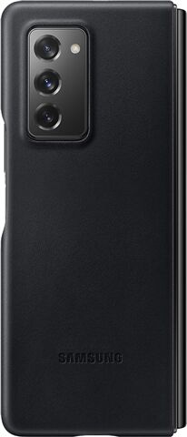 Refurbished: Samsung Galaxy Fold 2 EF-VF916 Leather Case - Black