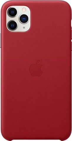 Refurbished: Apple iPhone 11 Pro Max Leather Case - Product Red Refurbished: Apple iPhone 11 Pro Max Leather Case - Product Red