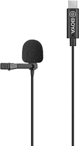 Refurbished: Boya BY-M3-OP Clip-on Lavalier Microphone Mic USB Type-C, B Refurbished: Boya BY-M3-OP Clip-on Lavalier Microphone Mic USB Type-C, B