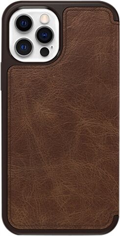 Refurbished: Otterbox iPhone 12 and iPhone 12 Pro Strada Series Case - Espresso Brown Refurbished: Otterbox iPhone 12 and iPhone 12 Pro Strada Series Case - Espresso Brown