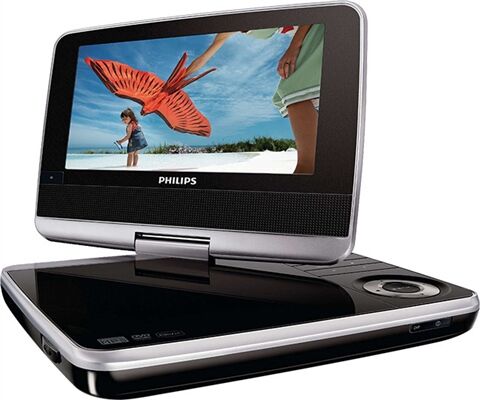 Refurbished: Philips PET742 7” Portable DVD Player, C