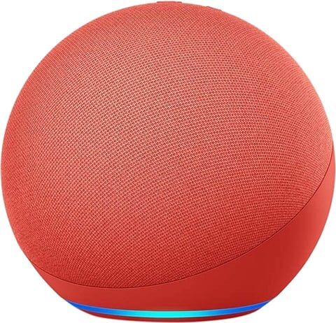 Refurbished: Amazon Echo 4th Gen (L4S3RE) - Product Red, A Refurbished: Amazon Echo 4th Gen (L4S3RE) - Product Red, A