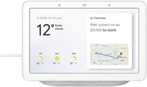 Refurbished: Google Nest Hub - Chalk Grey, A Refurbished: Google Nest Hub - Chalk Grey, A