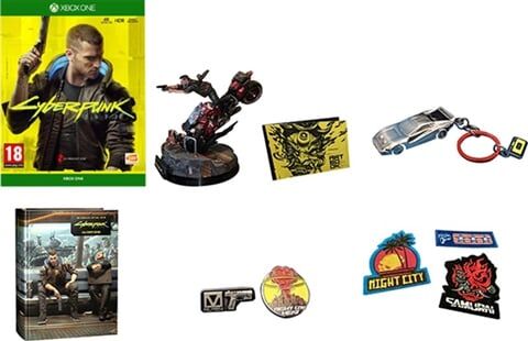 Refurbished: Cyberpunk 2077 CE w/Statue, Artbook, Keychain, Guide, Pins &Patches(NoDLC) Refurbished: Cyberpunk 2077 CE w/Statue, Artbook, Keychain, Guide, Pins &Patches(NoDLC)