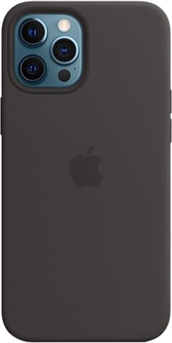 Refurbished: Apple iPhone 12 Pro Max Silicone Case with MagSafe - Black Refurbished: Apple iPhone 12 Pro Max Silicone Case with MagSafe - Black