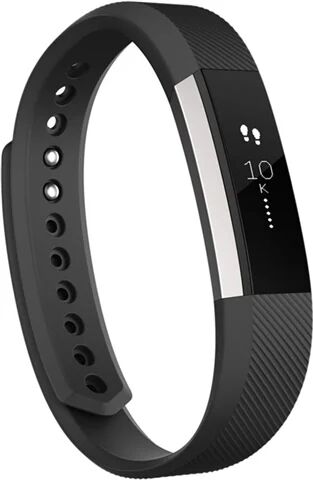 Refurbished: Fitbit Alta Fitness Tracker, Silver/Black, Large C