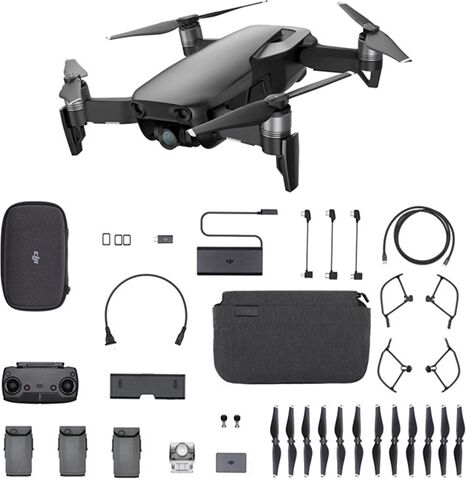 Refurbished: DJI Mavic Air Fly More Drone (With Accessories) Black Onyx, C Refurbished: DJI Mavic Air Fly More Drone (With Accessories) Black Onyx, C