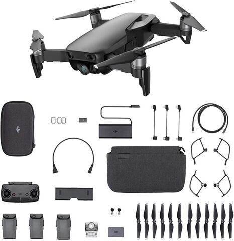 Refurbished: DJI Mavic Air Fly More Drone (With Accessories) Black Onyx, C