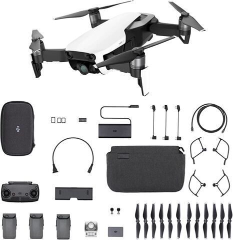 Refurbished: DJI Mavic Air Fly More Drone (With Accessories) Arctic White, C Refurbished: DJI Mavic Air Fly More Drone (With Accessories) Arctic White, C