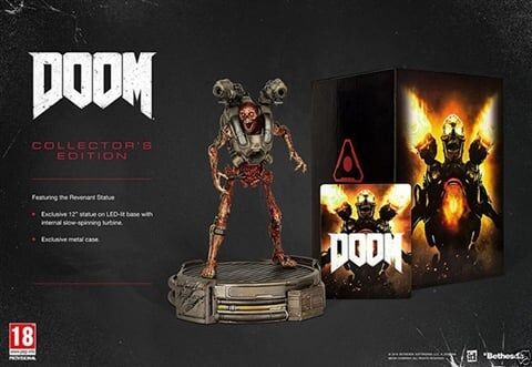 Doom (2016) Collector`s Ed. W/ Statue