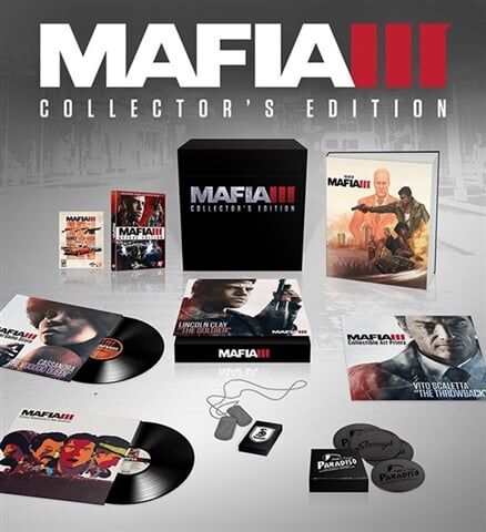 Refurbished: Mafia III Collector`s Ed (Includes Vinyls+Dog Tags) Refurbished: Mafia III Collector`s Ed (Includes Vinyls+Dog Tags)