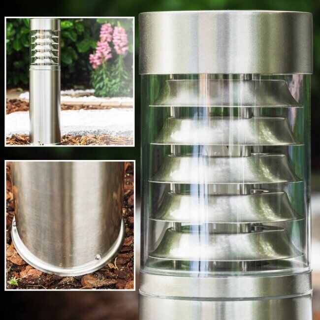 hofstein Dakar Outdoor Floor Lamp stainless steel, 1-light source - modern - outdoors - Expected delivery time: 6-10 working days hofstein Dakar Outdoor Floor Lamp stainless steel, 1-light source - modern - outdoors - Expected delivery time: 6-10 working days