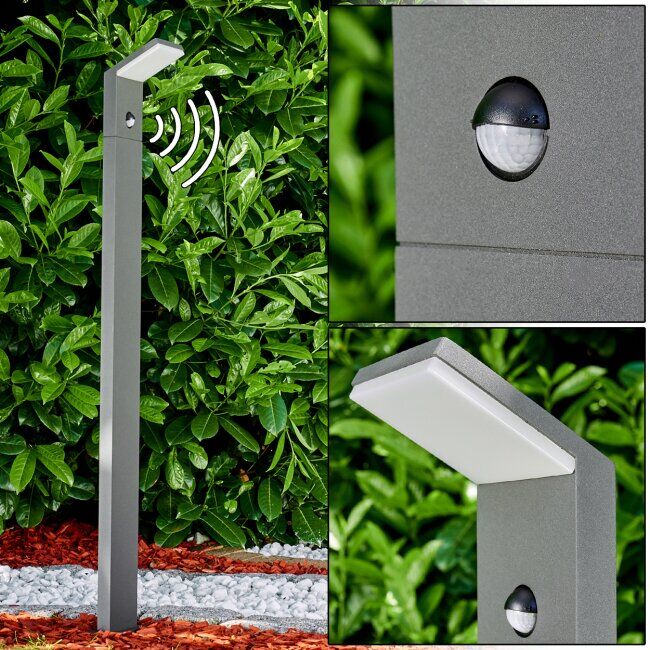 hofstein KORUP path light LED anthracite, 1-light source, Motion sensor - Basic, contemporary, modern - outdoors - Expected delivery time: 6-10 working days