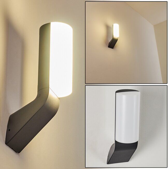 hofstein Outdoor Wall Light Bovlund LED black, 1-light source - modern - outdoors - Expected delivery time: 6-10 working days