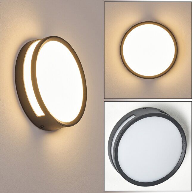 hofstein Chiavari Outdoor Wall Light LED anthracite, 1-light source - contemporary, modern - outdoors - Expected delivery time: 6-10 working days hofstein Chiavari Outdoor Wall Light LED anthracite, 1-light source - contemporary, modern - outdoors - Expected delivery time: 6-10 working days