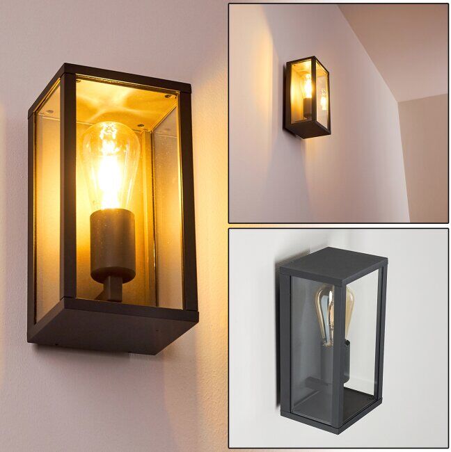 hofstein KIWALIK Outdoor Wall Light black, 1-light source - vintage - outdoors - Expected delivery time: 6-10 working days hofstein KIWALIK Outdoor Wall Light black, 1-light source - vintage - outdoors - Expected delivery time: 6-10 working days