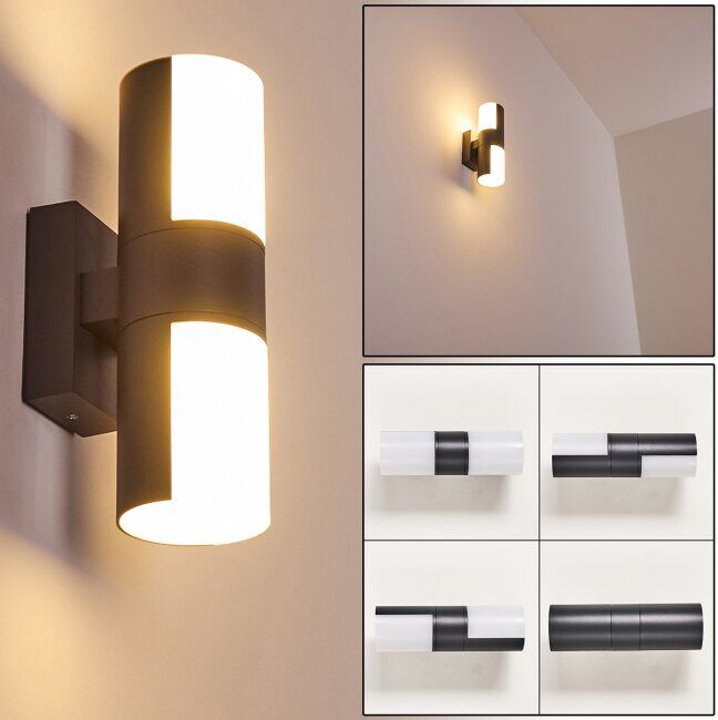 hofstein Outdoor Wall Light Baulund LED anthracite, 1-light source - modern - outdoors - Expected delivery time: 6-10 working days hofstein Outdoor Wall Light Baulund LED anthracite, 1-light source - modern - outdoors - Expected delivery time: 6-10 working days