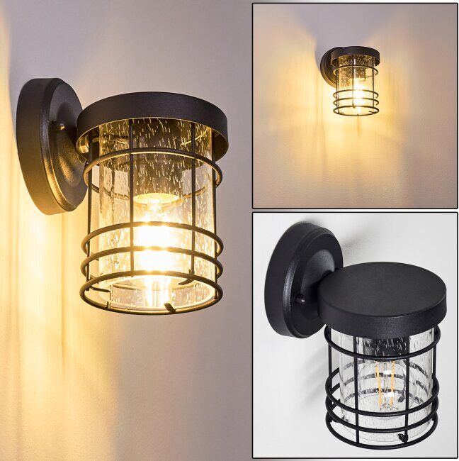 hofstein Outdoor Wall Light Bjerndrup black, 1-light source - contemporary - outdoors - Expected delivery time: 6-10 working days hofstein Outdoor Wall Light Bjerndrup black, 1-light source - contemporary - outdoors - Expected delivery time: 6-10 working days