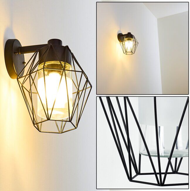 hofstein TARTAS Outdoor Wall Light black, 1-light source - classic - outdoors - Expected delivery time: 6-10 working days hofstein TARTAS Outdoor Wall Light black, 1-light source - classic - outdoors - Expected delivery time: 6-10 working days