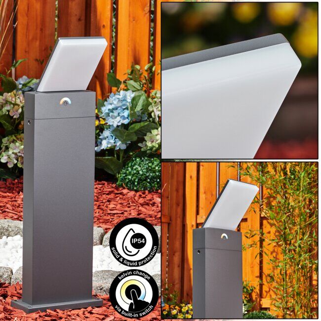 hofstein Heraklion path light LED anthracite, 1-light source - modern - outdoors - Expected delivery time: 6-10 working days hofstein Heraklion path light LED anthracite, 1-light source - modern - outdoors - Expected delivery time: 6-10 working days