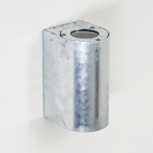 hofstein Boda Outdoor Wall Light galvanized, 2-light sources - modern - outdoors - Expected delivery time: 6-10 working days hofstein Boda Outdoor Wall Light galvanized, 2-light sources - modern - outdoors - Expected delivery time: 6-10 working days