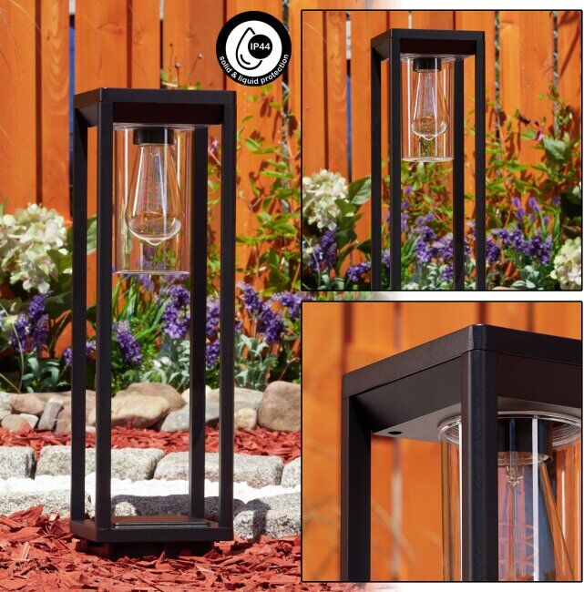 hofstein Baoshan pedestal light black, 1-light source - modern - outdoors - Expected delivery time: 6-10 working days hofstein Baoshan pedestal light black, 1-light source - modern - outdoors - Expected delivery time: 6-10 working days