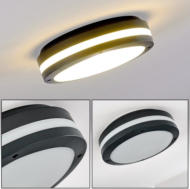 hofstein Wollongong outdoor ceiling light LED anthracite, 1-light source - modern - outdoors - Expected delivery time: 6-10 working days hofstein Wollongong outdoor ceiling light LED anthracite, 1-light source - modern - outdoors - Expected delivery time: 6-10 working days