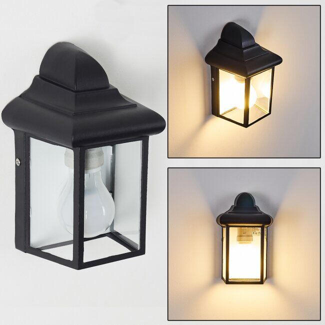 hofstein MURTO outdoor wall light black, 1-light source - classic - outdoors - Expected delivery time: 6-10 working days