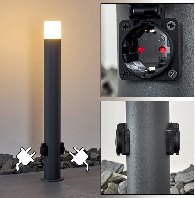 hofstein Buhrkall path light anthracite, 1-light source - modern - outdoors - Expected delivery time: 6-10 working days