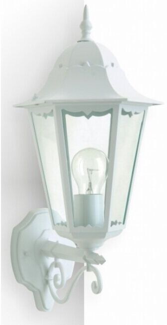 hofstein Lutec BRISTOL outdoor wall light white, 1-light source - antique, cottage - outdoors - Expected delivery time: 6-10 working days