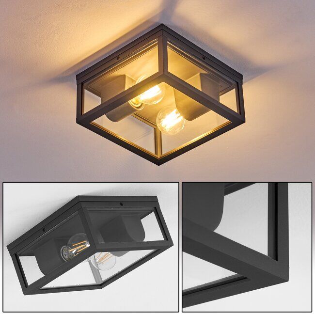 hofstein Kiwalik outdoor ceiling light anthracite, 1-light source - modern - outdoors - Expected delivery time: 6-10 working days hofstein Kiwalik outdoor ceiling light anthracite, 1-light source - modern - outdoors - Expected delivery time: 6-10 working days