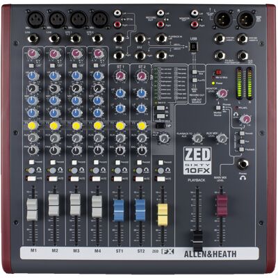 Allen & Heath ZED60-10FX Mixer Allen & Heath ZED60-10FX Mixer