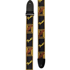 Fender Strap 2" Monogrammed Black/Yellow/Brown Fender Strap 2" Monogrammed Black/Yellow/Brown