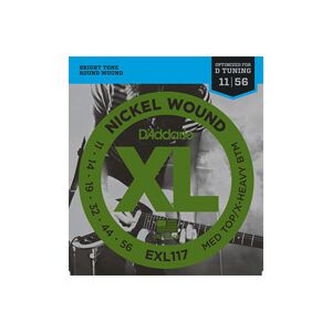 D'Addario EXL117 Medium Top/Extra Heavy Bottom .011-.056 D'Addario EXL117 Medium Top/Extra Heavy Bottom .011-.056