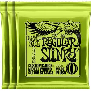 Ernie Ball 3221 Regular Slinky 10-46 3 Pack Ernie Ball 3221 Regular Slinky 10-46 3 Pack