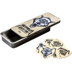 Dunlop Hetfield White Fang Flow 1.00mm - Pick Tin 6 Dunlop Hetfield White Fang Flow 1.00mm - Pick Tin 6