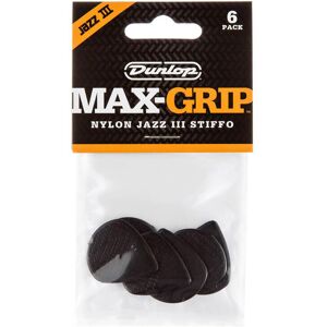 Dunlop Player Pack Max-Grip Nylon Jazz III Stiffo 6 Pack Dunlop Player Pack Max-Grip Nylon Jazz III Stiffo 6 Pack