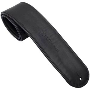 Martin 3 1/8 Inch Black Rolled Strap with Stitching Premium Leather Martin 3 1/8 Inch Black Rolled Strap with Stitching Premium Leather