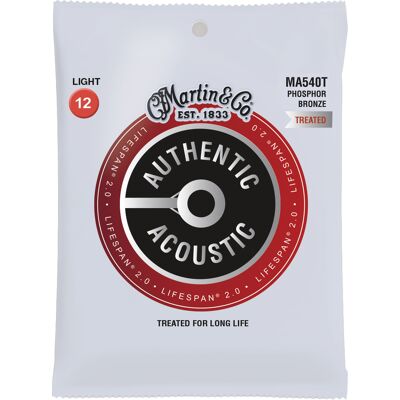 Martin Authentic Acoustic - LifeSpan 2.0 - Phosphor Bronze Light (12-54) Martin Authentic Acoustic - LifeSpan 2.0 - Phosphor Bronze Light (12-54)