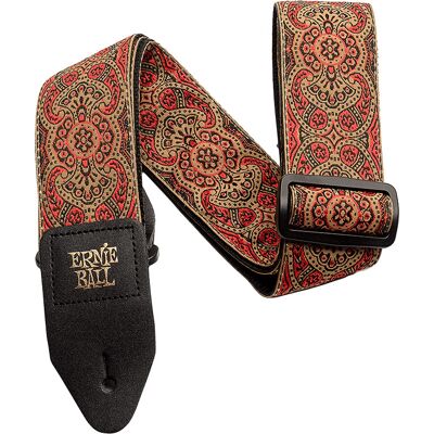 Ernie Ball Crimson Paisley Jacquard Strap Ernie Ball Crimson Paisley Jacquard Strap