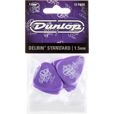 Dunlop 41P1.5 Delrin 500 Standard 12/Play Pack Picks Dunlop 41P1.5 Delrin 500 Standard 12/Play Pack Picks