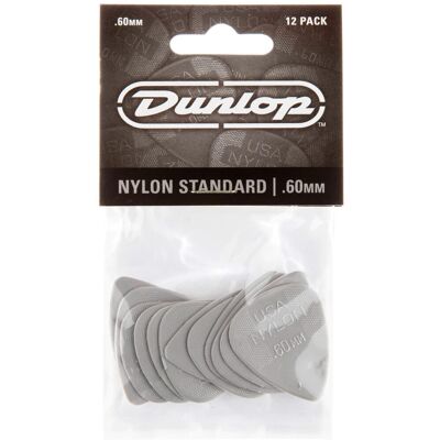 Dunlop 44P.60 Nylon Standard 12/Play Pack Picks Dunlop 44P.60 Nylon Standard 12/Play Pack Picks