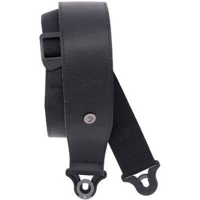 D'Addario Comfort Leather Auto Lock Guitar Strap Black D'Addario Comfort Leather Auto Lock Guitar Strap Black