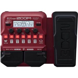 Zoom B1X Four Bass Guitar Amp Modeller and Multi Effects Processor Pedal Zoom B1X Four Bass Guitar Amp Modeller and Multi Effects Processor Pedal