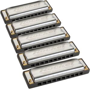 Hohner Rocket Harmonica 5-Pack (C - G - A - D - Bb-Major) Hohner Rocket Harmonica 5-Pack (C - G - A - D - Bb-Major)