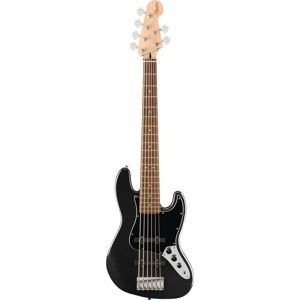 Squier Affinity Series Jazz Bass VI Laurel Fingerboard Black Pickguard Black Metallic Squier Affinity Series Jazz Bass VI Laurel Fingerboard Black Pickguard Black Metallic