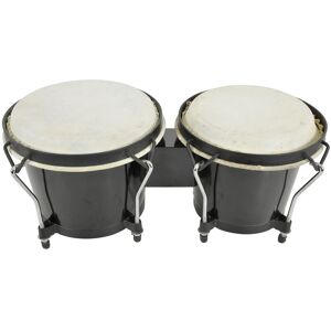 Chord Bongos 6.5 Inch and 7.5 Inch with Carry Bag Black Chord Bongos 6.5 Inch and 7.5 Inch with Carry Bag Black